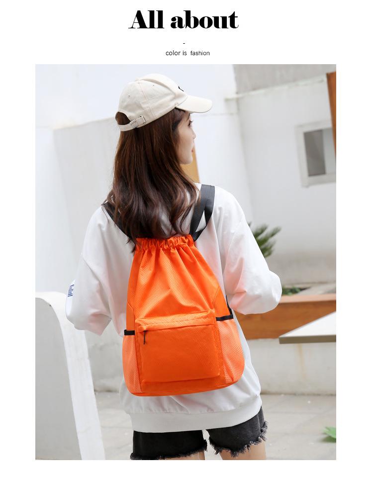 Drawstring Duffle Bag: Wet & Dry Separation, Travel, Sports, Basketball Backpack, Custom Logo Print