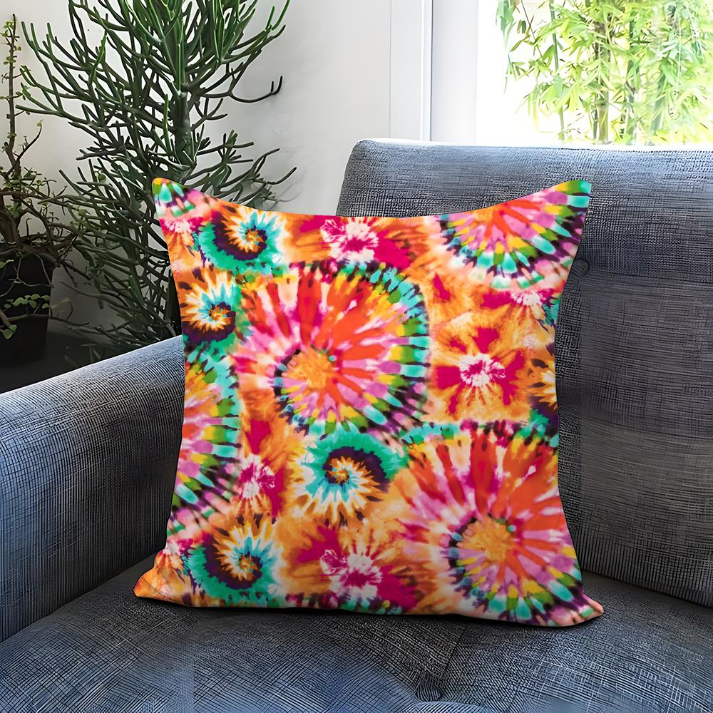 Artistic Background Patterns Cushion Cover Comfortable Reversible Pillow Cover Ideal for Car Sofa Bedroom Beyond