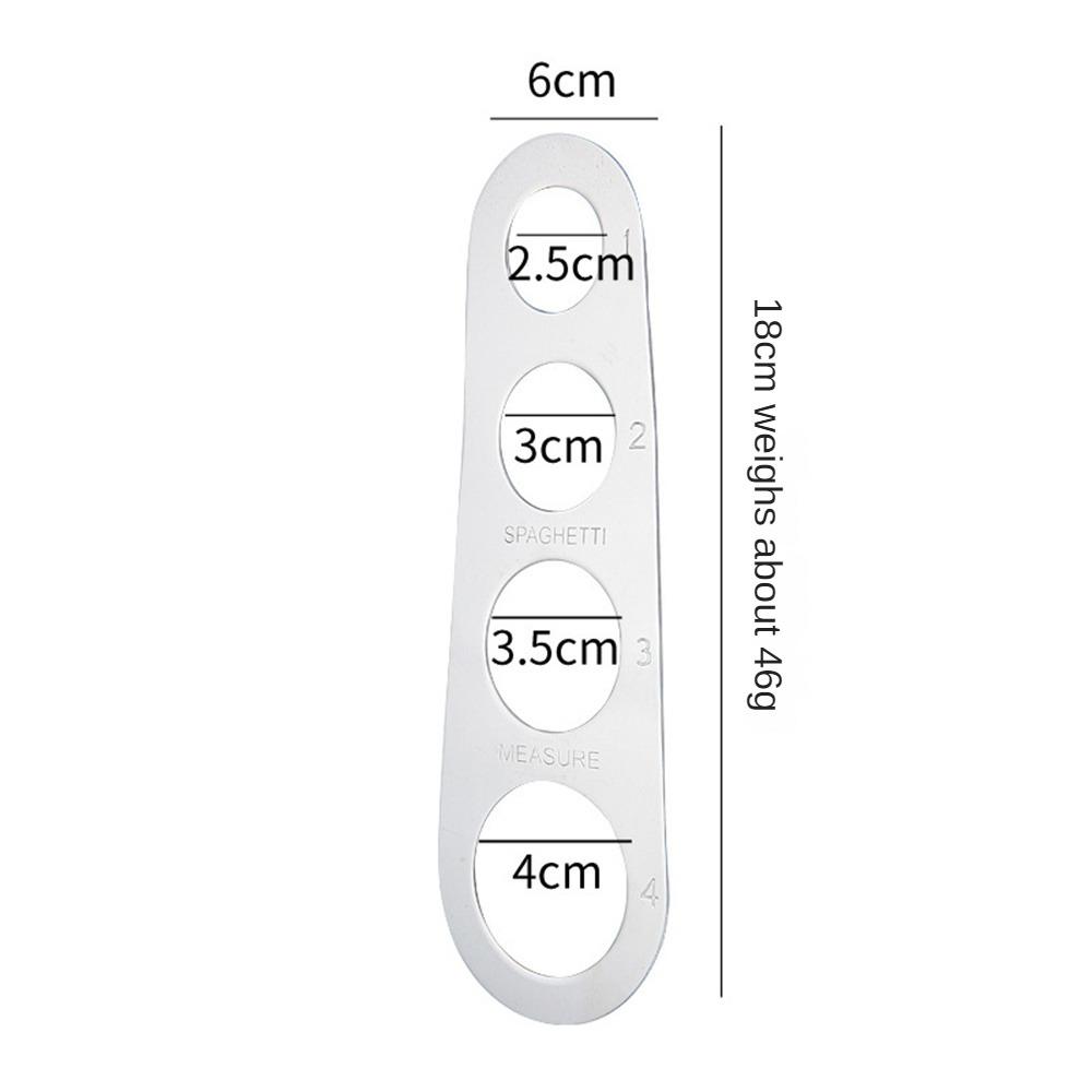 1/3/4/5 шт. Измеритель для спагетти из нержавеющей стали, мерная линейка для макаронных изделий и лапши, кухонная линейка для торта, бесплатные измерительные кухонные инструменты, гаджеты серебряный