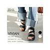 Vivian Sport Sandals for Women, Strap, Velcro Closure, Platform, V45510SM, Black, S220-225