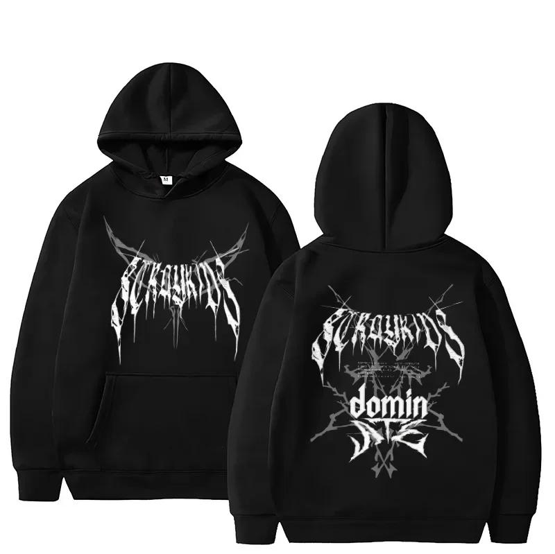 2025 new autumn and winter printed hoodie round neck pullover men s clothing 3XL