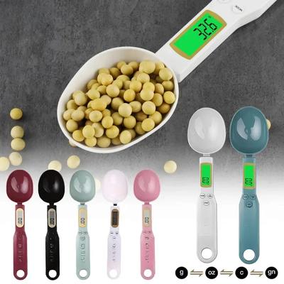 0.1-500g Electronic Kitchen Scale Weight Measuring Tool Spoon Scale Kitchen Tool Baking Tray Measuring Tool Scale Food Scale