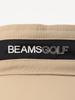 Beams Golf Logo Tape Sun Visor Free 81410359965 Women's Hat, Beige, Size,