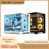 Global Sea View 360° Water-Cooled Gaming Desktop Case, Panoramic Side-Through Design, M-ATX Esports Compatible.