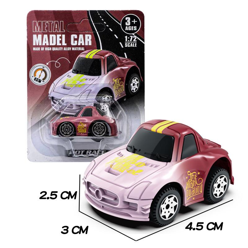 Water-Reactive Color-Changing Alloy Racing Car Model 1:60 Pull-Back Toy for Boys