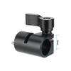 15mm Single Rod Clamp Adapter With 3/8inch Mounting Anti Twist Locating Pins for Photography Props Camera Photo Studio