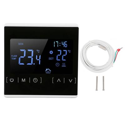 Smart Thermostat Backlit Touch Screen Dual Control Temperature Controller  for Floor Heating High