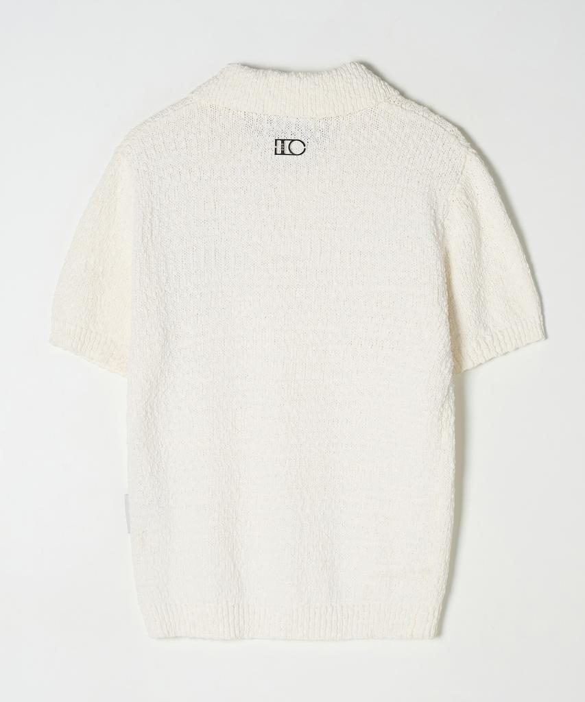 DTHIRTYONE Weaving Sweater Cardigan (Ivory)