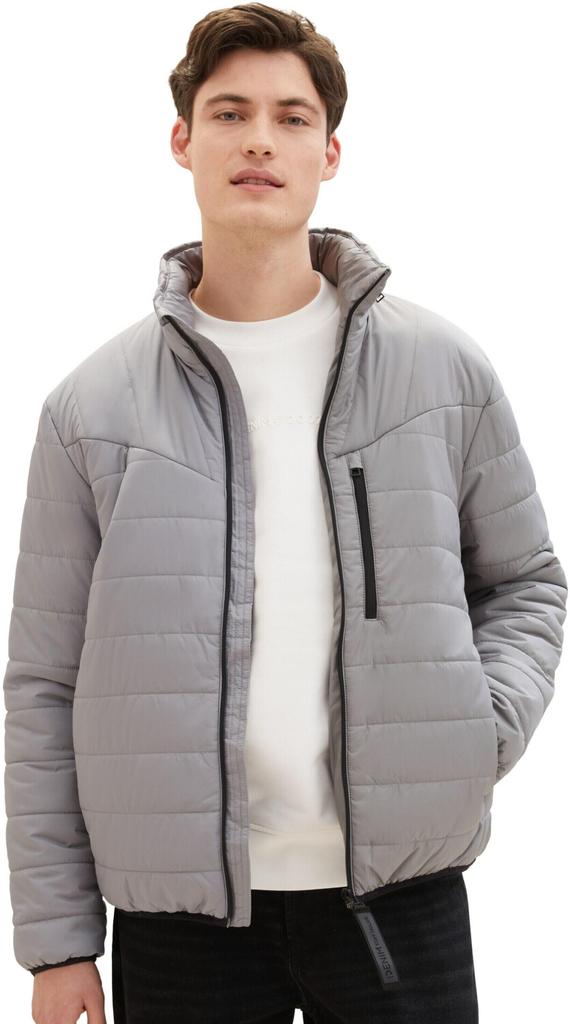 Demi-season Jacket Tom Tailor Denim Lightweight Jacke (1038923) Mid Platinum Grey