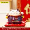 Lucky Cat Ceramic Decor: Creative Japanese Fortune Cat Small Piggy Bank - Ideal Gift for Store Openings