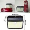 4/2/1 Outdoor Solar Light 158 LED Outdoor Solar Light LED Solar Security Lights Garden Waterproof 3 Modes Wall Lamp Fence Yard