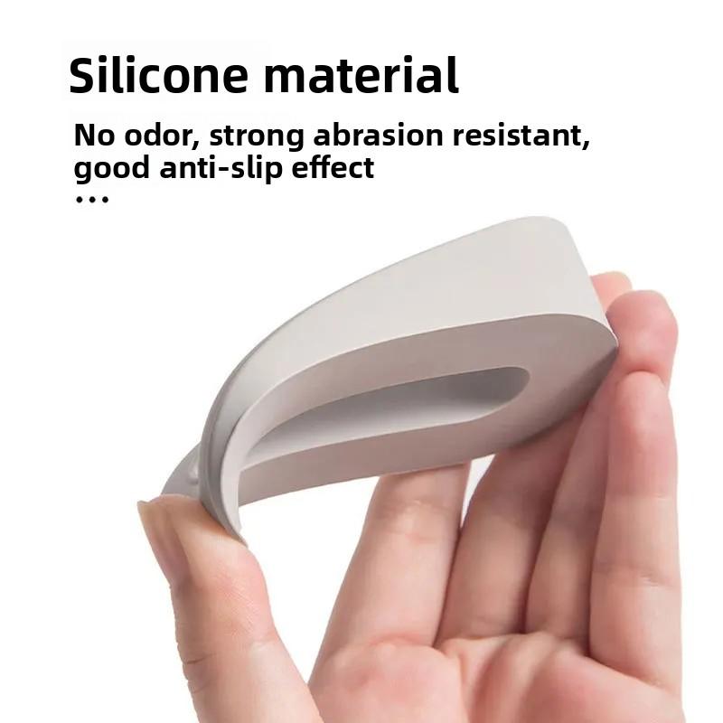 Silicone Door Stop Stoppers Block Doorstops Door Stopper Home Office Adhesive Mute Anti-Shock Door Rear Retainer