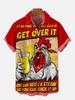Men's Hawaiian Shirt Street Tide Hip Hop Lamb Cock 1D Digital Printing Short Sleeve Tops Wholesale