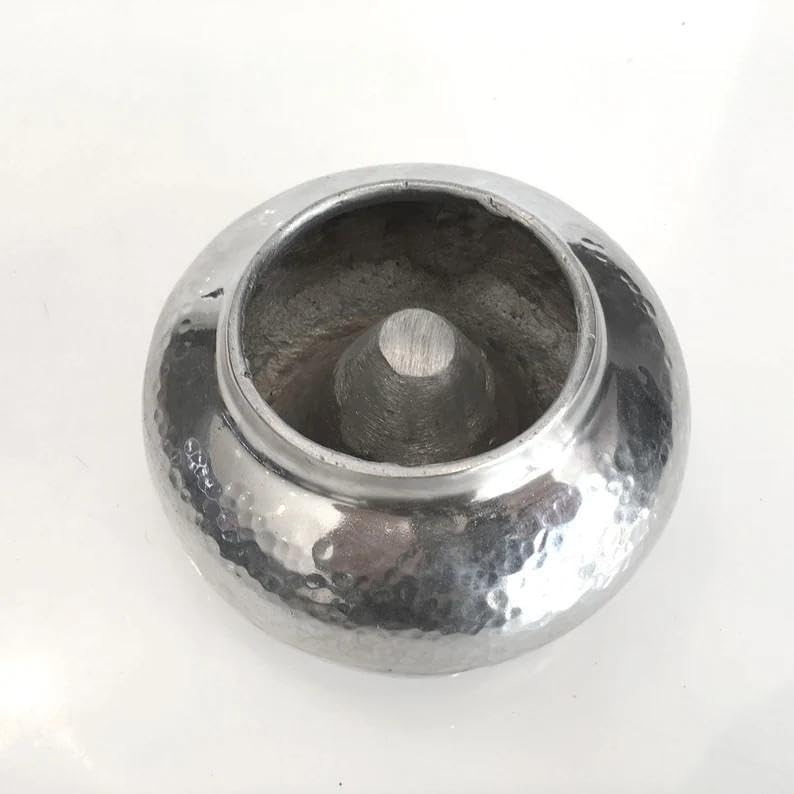 Handcrafted Moroccan Aluminum Ashtray – Decorative & Durable – Made in Marrakech