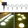 5pcs 1 Drag 5 Lawn Lamps Half Ball Shaped Cobblestone Lamp Solar Ground Lights  Outdoor Garden Lawn