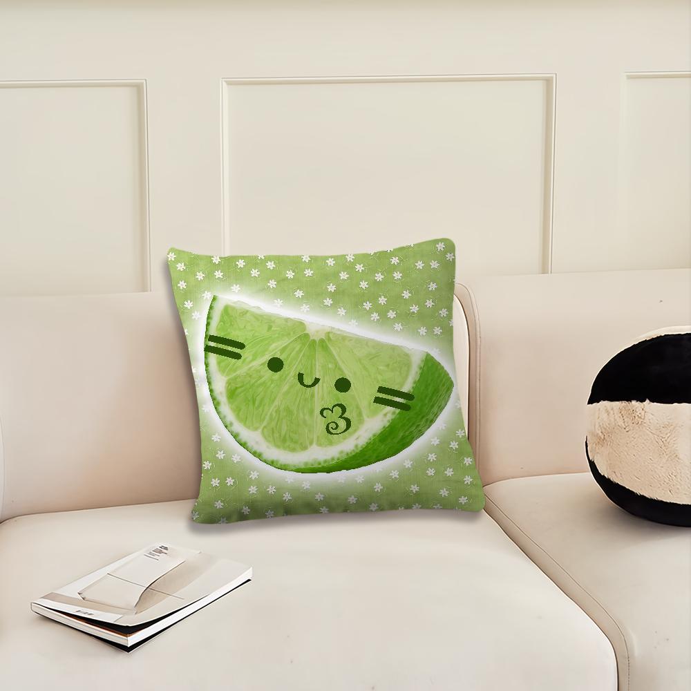 Cartoon Cute Fruit cushion cover Pillow Cover Decoration Room Home Sofa living Office Car Nordic Simplicity