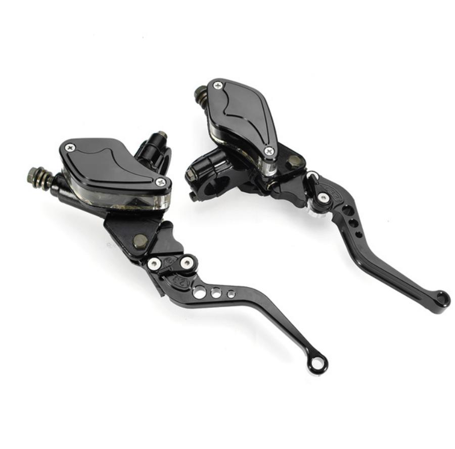 1pair Adjustable Brake & Clutch Master Cylinder Levers For 50CC to 300CC Most Motorcycle, Sport Bike/street...