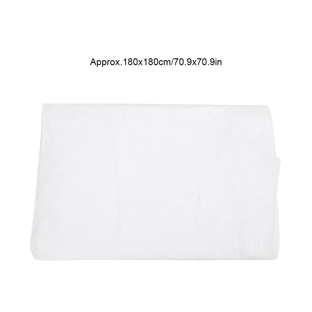 

10PCS Disposable Tablecloth OilResistant Table Cover for Picnic Wedding Party Banquet Decor(White )