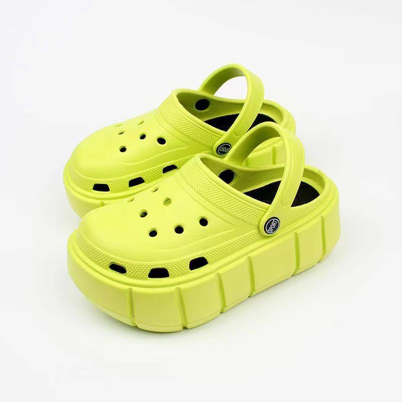 

Обувь Paris hole для мужчин и женщин, пары с одинаковой новой модой, универсальные, на толстой подошве, с нескользящими заклепками, панк-мешок, тапочки для головы, прилив 40/41