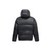 Li Ning Warme Abnehmbare Kapuze Lockere Daunenjacke Herren Oberbekleidung Schwarz AYMQ177-2