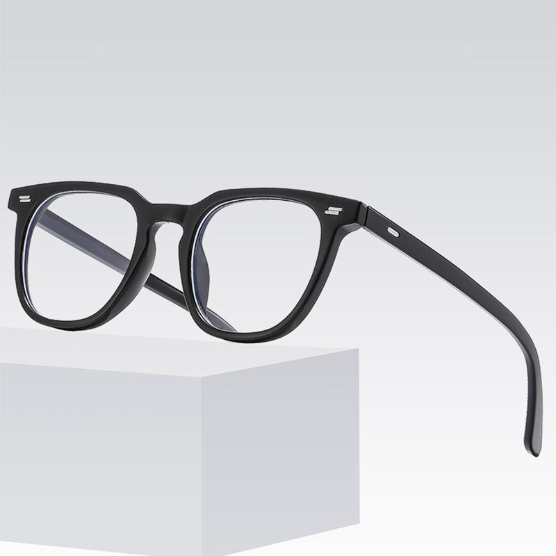New Style Glasses Trendy Rice Nail Flat Glasses For Men And Women Fashionable Square Glasses Frames 3875