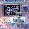 6 Packs Slime Making Kit Soft and Non-Sticky, Cloud Slime, Butter Slime & Crystal Slime?DIY Slime Kit Party Favorsfor Girls And Boys?Starry Sky ?