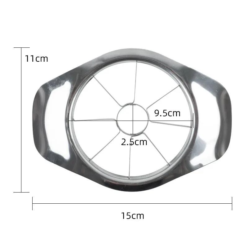 Rustfritt stål For Apple Kjernefjerner Kutter Kjernefjerner Fruktdeler Epleskiver Vannmelonskiver Separator Spesialverktøy