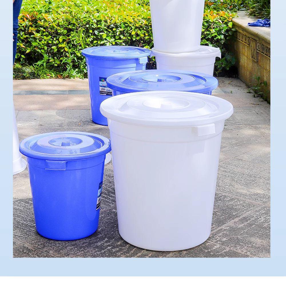 Extra Large Thickened Plastic Bucket with Lid for Household, Water Storage, Enzyme Fermentation