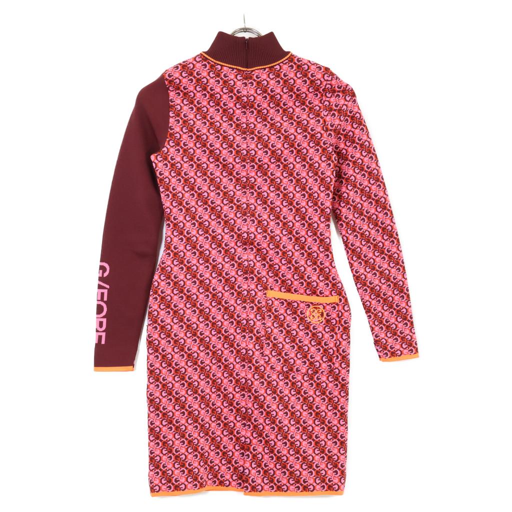 G/FORE Pink X Orange 073215762 Monogram One Piece Dress 34 pinkUsed