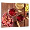 PANEL SZKLANY DO KUCHNI 65x60 Wino