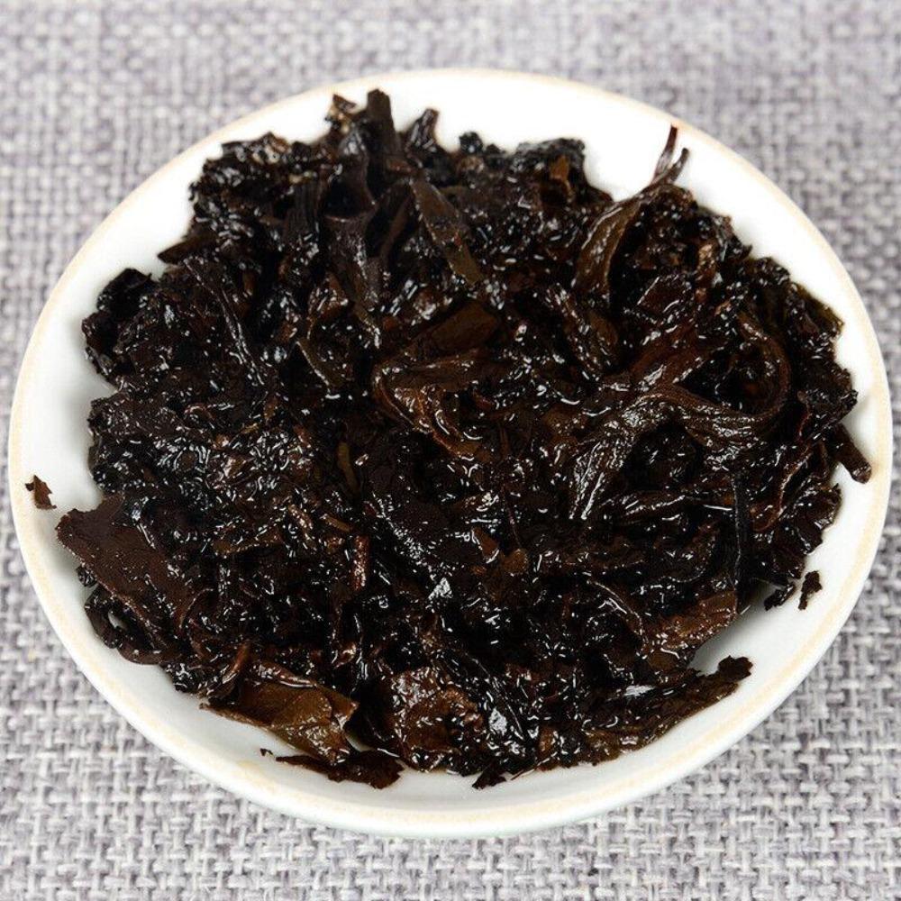 Yunnan Menghai Ripe Pu-erh Tea Cake 357g Aged Flavor Brown