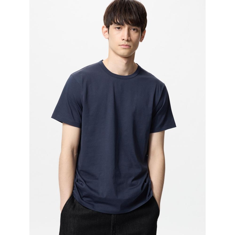 Uniqlo Airism CoTTon Crew Neck T  shorT Sleeve