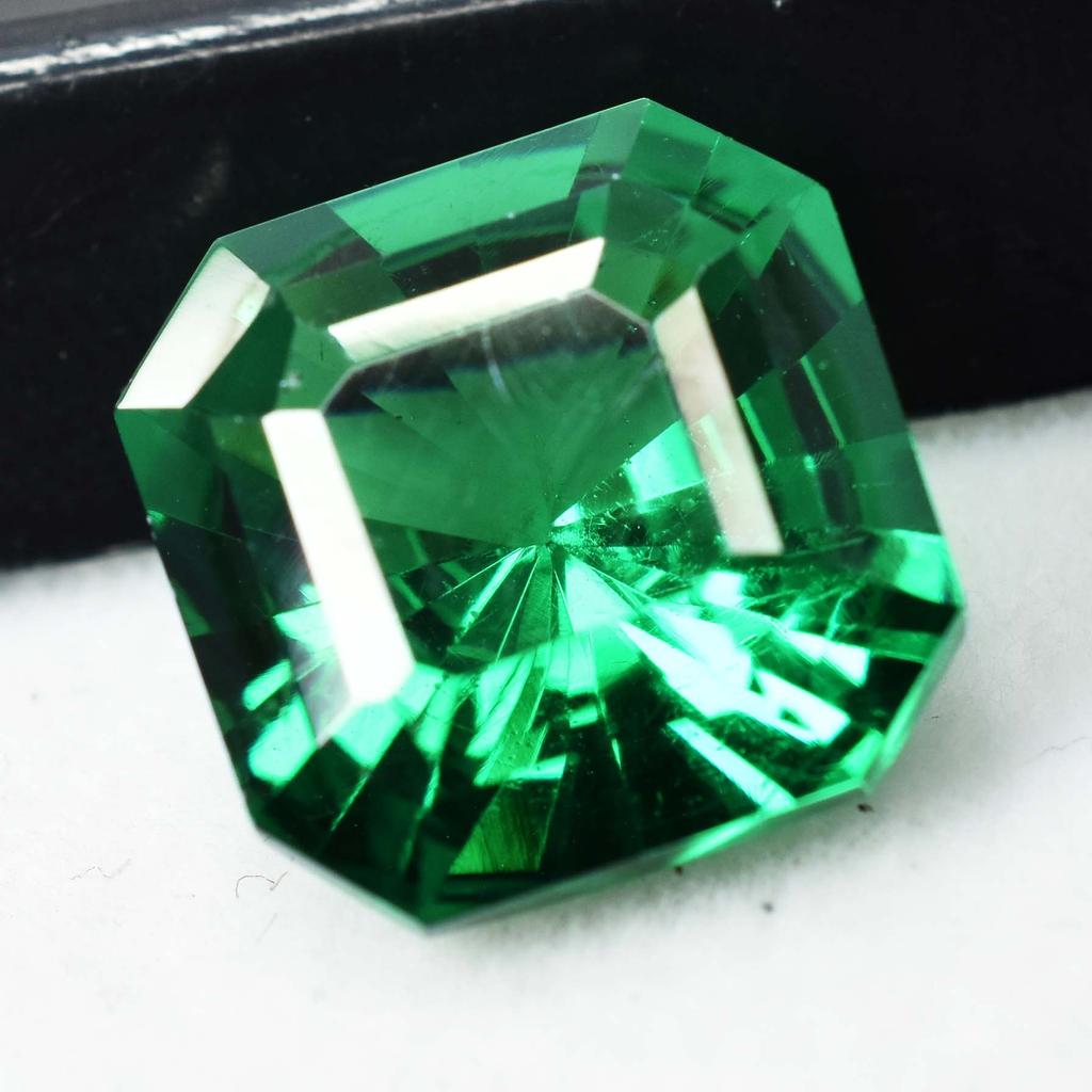 Genuine Green Garnet Natural Square Cut 8.15 Ct Loose Gemstone