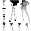 Plus Size Women Printed Tights Y2K Footed Tights Butt Lifting Velvet Pantyhose Fashion Styling