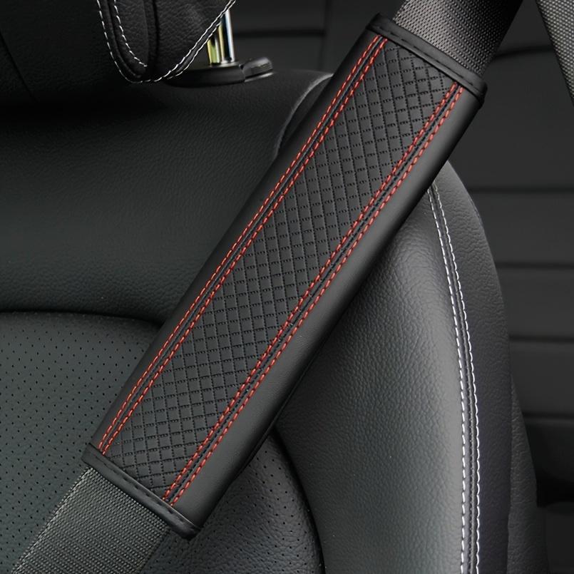 1PC Car Seat Belt Shoulder Protector Leather Universal Seat Belt Shoulder Pad Seat Belt Cover Car Seat Belt Protection Cover