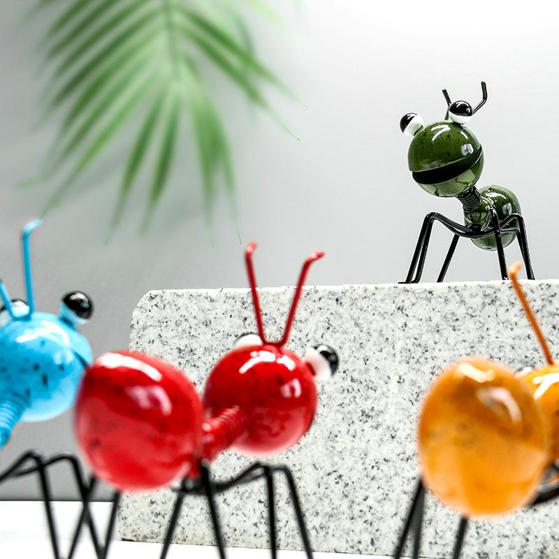 Statue Garden Decor Figure Stand Ant For Outdoor Yard Lawn Decoration Ant Sculpture Home Desktop Decor Cute Ant