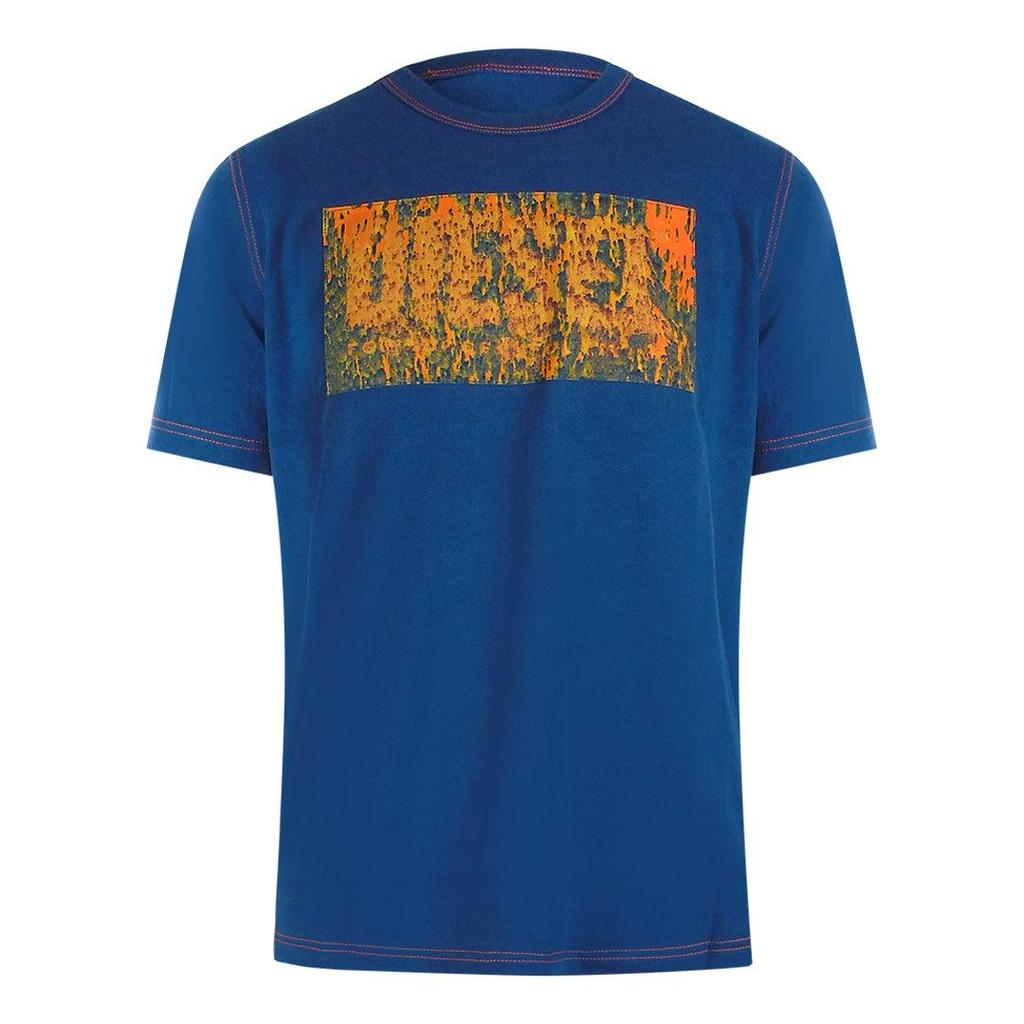 Diesel Mens Logo Cotton T-Shirt