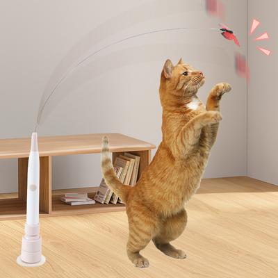 Teaser Feather Toys Cat Electric Relieves Boredom Interactive Stick Automatic Cat Tease Stick Pet Toys for Cats Pet Supplies