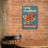 Vintage Chicken Metal Wall Art Farmhouse Kitchen Decor