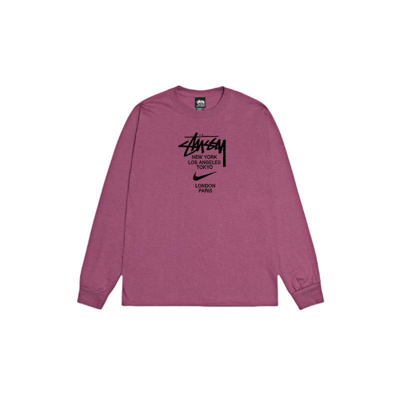 STU SS25 dice printing long-sleeved t-shirt for men and women of the same style, spot classic