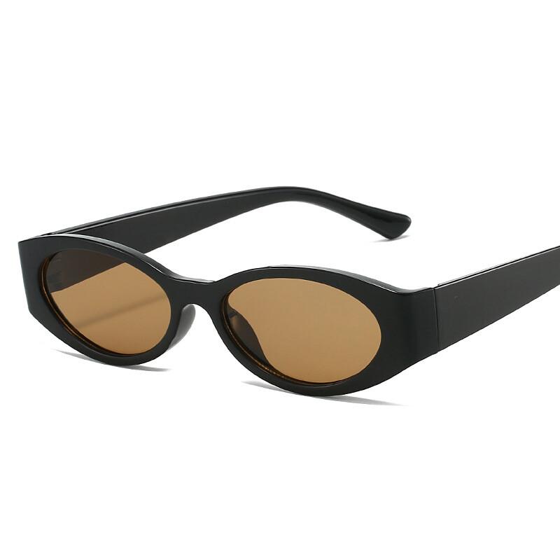 Sexy Small Oval Women s Sunglasses Brand Designer Fashion Luxury ShadesBlack Brown Sun Glasses Ladies Goggle UV400