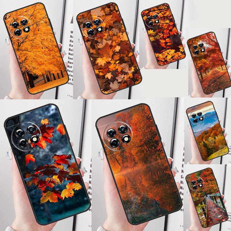 Autumn Leaves Cover For OnePlus Nord 4 CE 2 3 Lite N20 N30 9 10 Pro 8T 9RT 10T 10R 12R 13R 11 12 13 Case