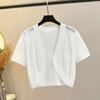Ice Silk Short Sleeve Ultra-Thin Cardigan Sun Protection Clothing Shawl