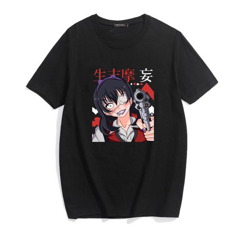 European and American Y2K Retro Street Fashion Anime Printed T-shirt for Summer