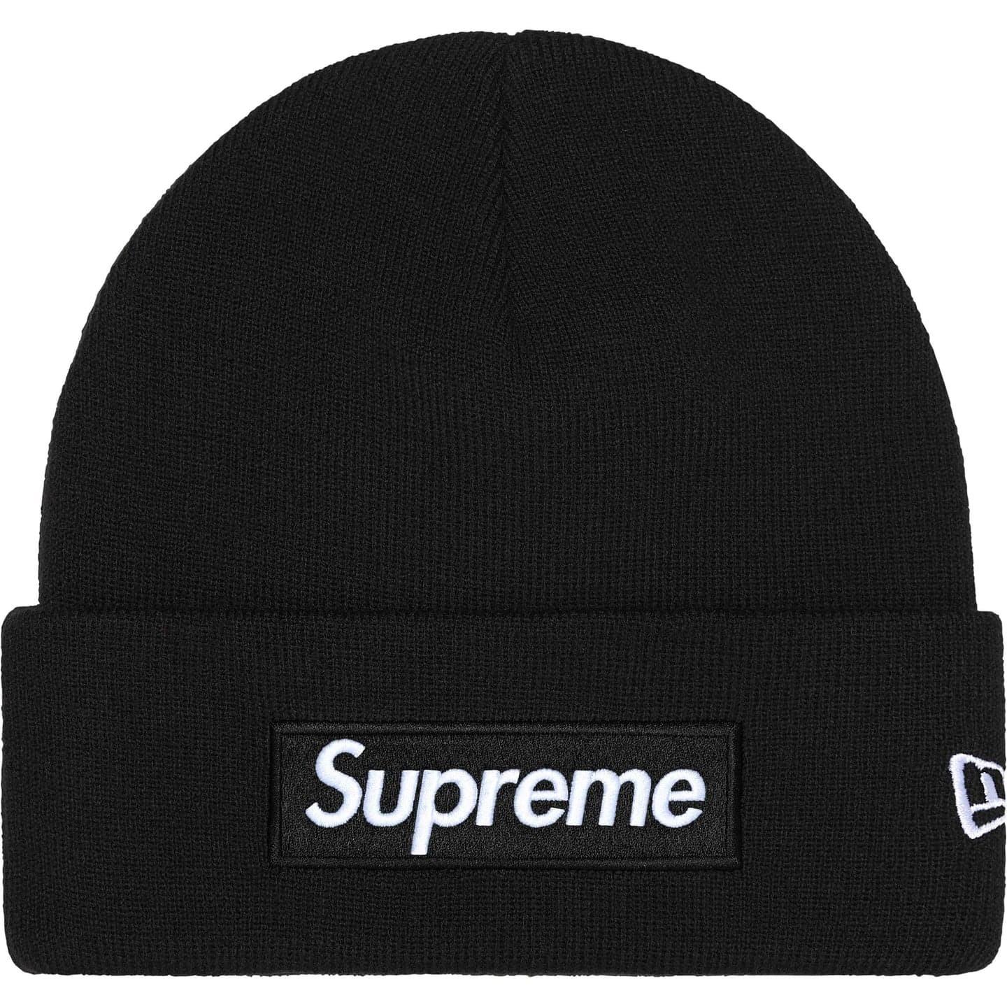 Supreme New Era Box Logo Beanie (25FW) Black One-Size