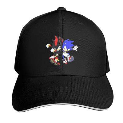 Sonic Stín Kreslený Ježek Čepice Módní Ležérní Baseballové Čepice Nastavitelná Čepice Hip Hop Letní Unisex Baseballové Čepice