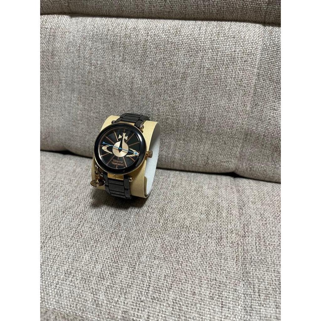 Used Vivienne Westwood Watch Black Gold