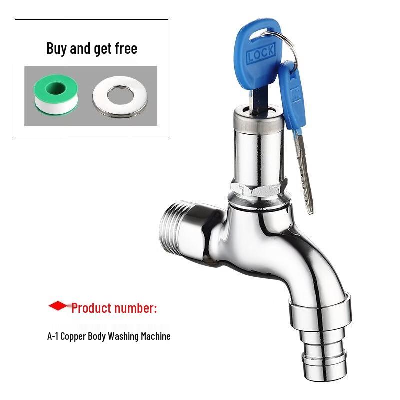 TLXT Outdoor Washing Machine Faucet with Lock