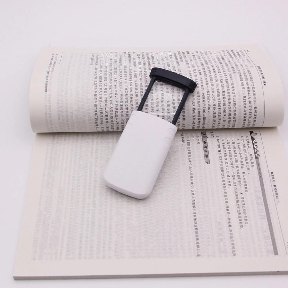 1-5PCS 4X Magnifying Glass Foldable Mini Pocket Loupe Magnifier With LED Handheld Illuminated Magnifier for Reading Jewelry