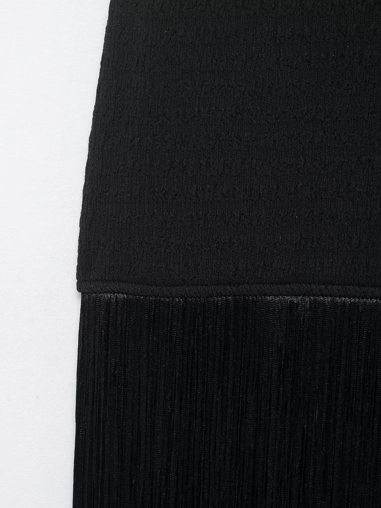 Hochwertiges Schlankes Damen-Quastenkleid - Neuer Einfacher Stil Nischen-Design